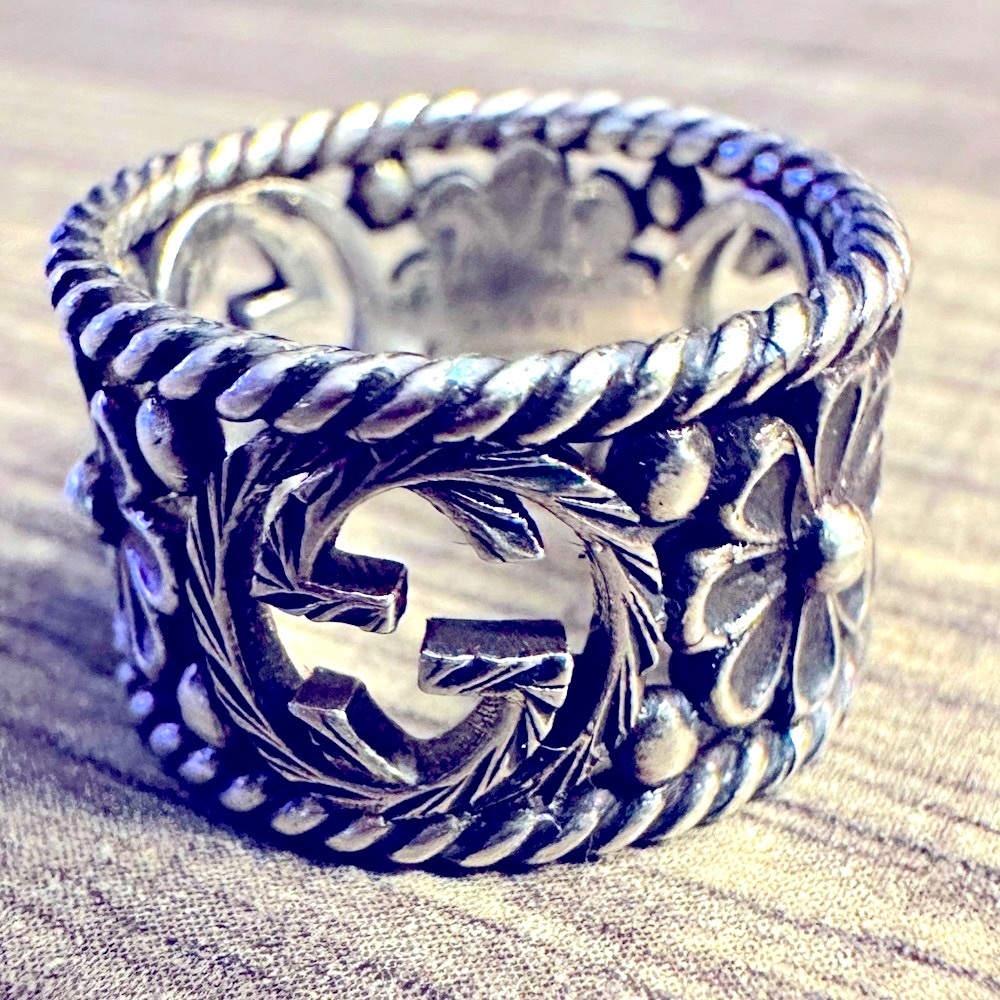 Authentic Gucci Sterling Silver Ring - image 4